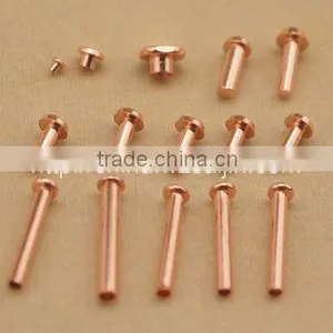 2013 High Quality Hollow Brass Tubular Rivets With ISO9001 Approved thumbnail-1