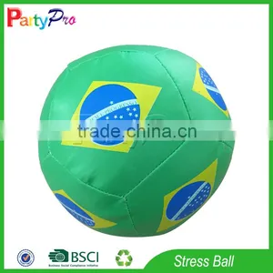 Partypro Factory High Quality Promotional Soccer Shape PP Cotton Stuffed Juggling Stress Ball thumbnail-3