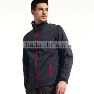 Factory Price Wholesale Mens Blank Jackets Water Repellent Soft Shell Jacket thumbnail-2