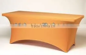 Trade Show Spandex Table Cloth, Square Lycra Table Cloth for Banquet thumbnail-1