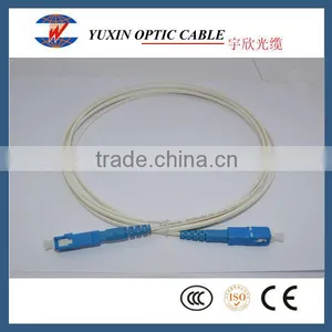 FTTH Drop Cable With Connectors/SC-SC Patch Cord From China Ningbo Factory thumbnail-1