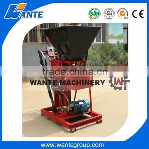 WANTE MACHINE Manual WT1-25 Interlocking Brick Making Machine to Make Money thumbnail-4