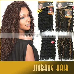 2016 Hot MAGIC Synthetic Afro Hair Freedom Curly Synthetic Hair Weaves Weft Extension thumbnail-4