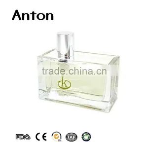 100ml Empty Rectangular Perfume or Parfum Glass Bottles thumbnail-1