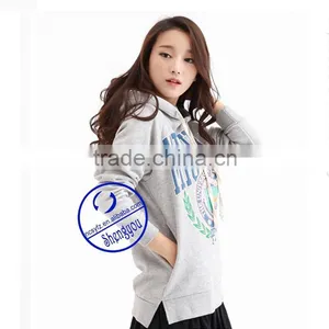 China Clothing Supplier Custom Grey Hoodie Wholesale Printed Hoodies thumbnail-5
