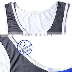 Custom Polyester Spandex Mens Dri Fit Tank Top thumbnail-5