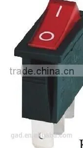 CNGAD KCD3 Series 3pin On-off Electrical Rocker Switch (10A Mini Rocker Switch,250V Boat Switch)(KCD3-102/N) thumbnail-1