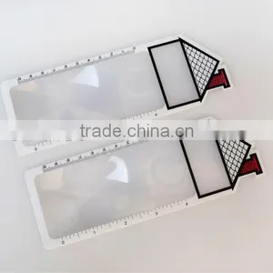 Promotional Plastic Bookmark Magnifier Ruler for Reading thumbnail-3