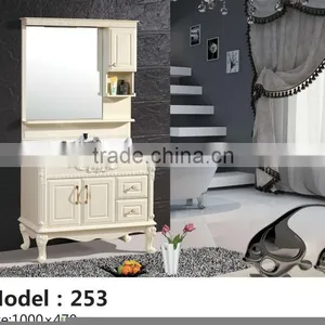 High Standard Wood or Pvc Modern Pvc Bathroom Cabinet thumbnail-1