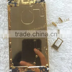24kt Gold Housing Replacement For IPhone 6s Back Housing Cover thumbnail-5