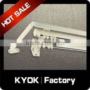 KYOK Curved Curtain Track & Curtain Rod Accessories Factory, Double Curtain Track thumbnail-2