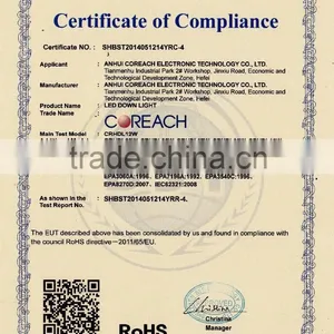 36W LED Down Light 8.0inch 210*210*52mm 90lm/w 80Ra CE Certified thumbnail-5