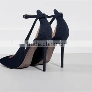 Temperament Leather Wholesale Leather Sandals 100% Handmade High Heel Shoes for Girl thumbnail-1