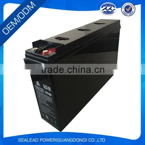 Low Price 12v 180ah Solar Battery for Railway Atation Front Terminal Battery thumbnail-2
