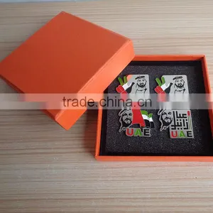 Custom Metal Popular UAE Sheik Magnetic Badges thumbnail-1