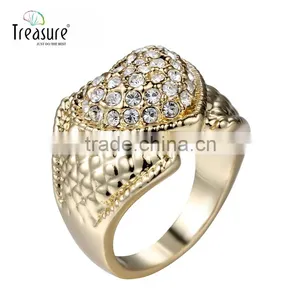 Wholesale Jewelry Supplier 925 Silver Ring Diamond Crystal Ring Engagement Jewelry thumbnail-2