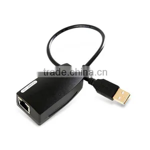 USB2.0 Male to Lan RJ45 Card Female Ethernet 10/100Mbps Wired Network Lan Cable Adapter thumbnail-1