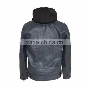 Best Selling Men PU Jacket thumbnail-3
