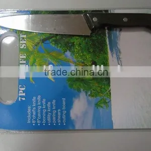 Chef Knife & Plastics Cutting Board thumbnail-1