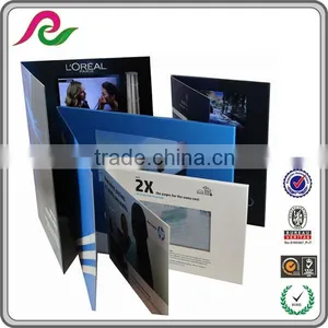 2016 Hot Selling Lcd Video Business Brochure Card Greeting Card thumbnail-1