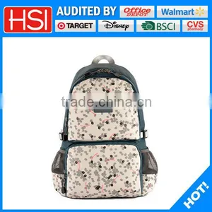 Coffee Bean Printing Polyester Backpack Femal thumbnail-1