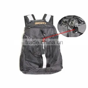 China Supplier High Quality Basket Ball School Bags Customized Oxford Backpack With Ball Pocket BB002 thumbnail-5