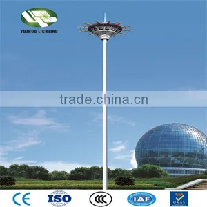 9m High Quality Sand Cast Aluminum Lighting Pole Steel Pole Manufacturer High Mast Lighting thumbnail-2