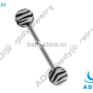 Fashion Christmas Tongue Barbell Ring Tongue Piercing Ring thumbnail-1