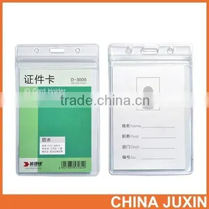 Clear PVC Badge Exhibition ID Card Case Holders thumbnail-2