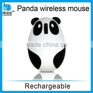 Rechargeable Wireless Mouse ODM Panda Shape Wireless Computer Mouse From Factory thumbnail-1