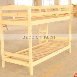 Wholesale Cheap Solid Pine Wood Bunk Beds thumbnail-1