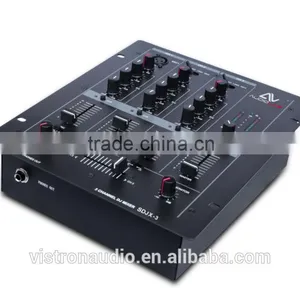 SDJX-3 High Quatity Low Price Mp3 Player dj Mixer With Headphone Monitor Split thumbnail-3