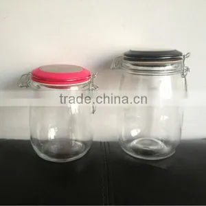 Clip Top Big Glass Canisters thumbnail-1