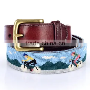 Export America Golf Hot Sell Needlepoint Belt thumbnail-4