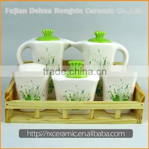 China Professional Manufacturer Low Price Porcelain Condiment Container thumbnail-1