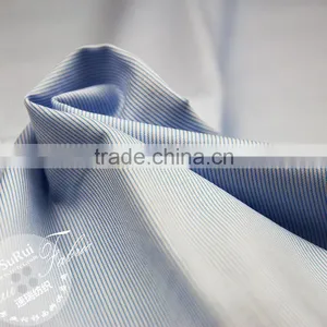 Stocklot Microfiber Polyester Rayon Soft Stripe Shirt Fabric thumbnail-4