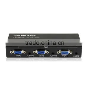 1 In 4 Out VGA 1x4 Splitter With Audio 500Mhz thumbnail-1