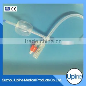 3-way Latex Foley Catheter Standard 100% Silicone Coated thumbnail-1