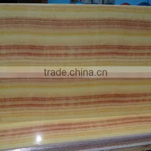 Interior Onyx Artificial Stone for Decorative TV Walls/Mosque Pillar thumbnail-2