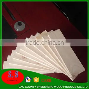 ShangDong Heze Market Paulownia Wood Triangle Wood Craft Shapes for Wood Venetian Blind thumbnail-1