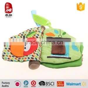 2016 Educational OEM Baby Kid Infant Play Cloth Book With Animals thumbnail-1