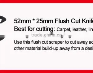 52*25mm Quick Change Flexible Scraper for the Oscillating Multi Tool Such as TCH Dremel thumbnail-2