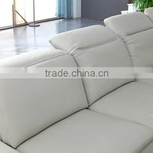 Hot Sale Modern Leather Sofa With Movable Armrest thumbnail-3