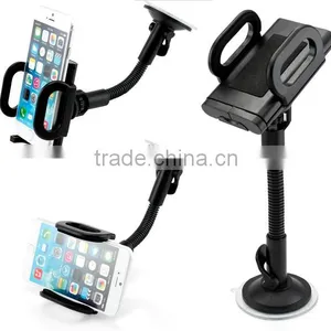 6.1inches Long Arm Phone Cradle Dashboard For Used Car, Windshield Car Phone Holder thumbnail-4