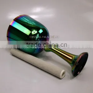 Plated Titanium Quartz Crystal Singing Grail With Handle or Stand and Seven Color thumbnail-4