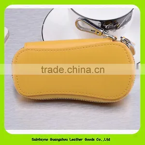 Custom Multiple Portable Compact Fancy PU Geunie Leather Car Key Holder 15069 thumbnail-1