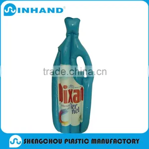 All Year Round Factory Sale EN71,CE ,Eco-friendly Unique Blue PVC Inflatable Bottle/promotional Bottle thumbnail-1