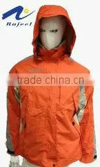 Yellow Printing Ski Jackets With Hood thumbnail-5
