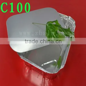 Airline Aluminum Food Tray C100 thumbnail-1