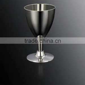 6OZ Disposable Plastic Silver Wine Cup thumbnail-3